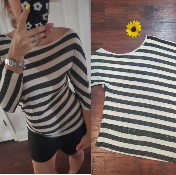 CACHE METALLIC ASYMMETRICAL TOP - Picture 2 of 11